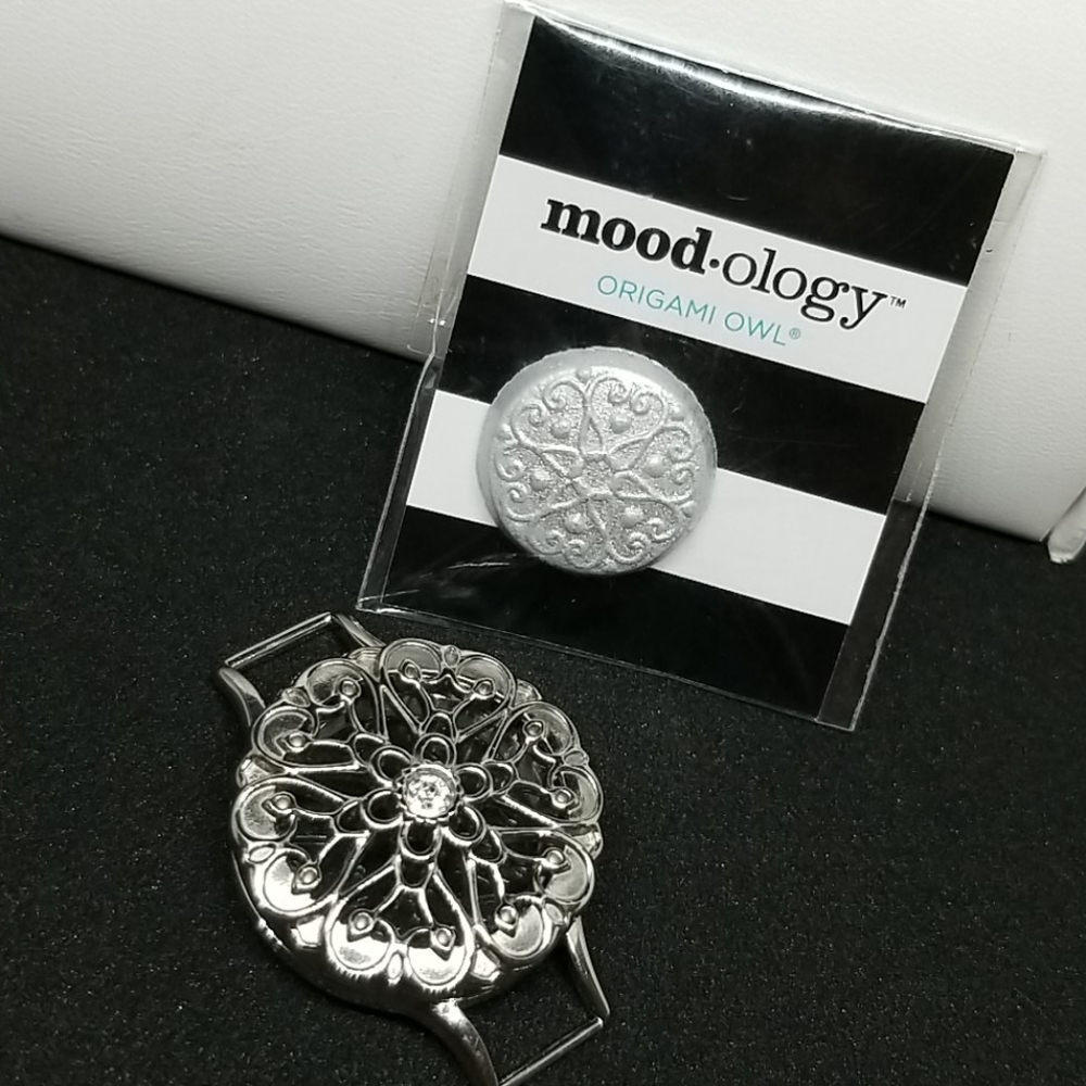 Origami owl  mood-ology silver set